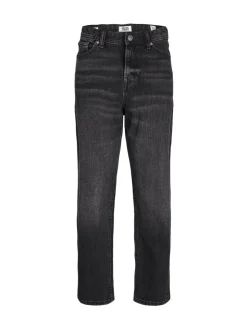Zwart - JACK & JONES Junior Chris Relaxed Fit Black Jeans