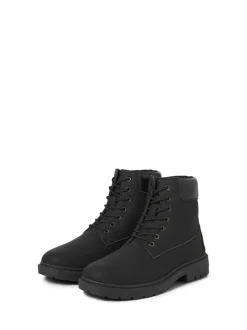 Zwart - JACK & JONES Lace Up Ankle Boots