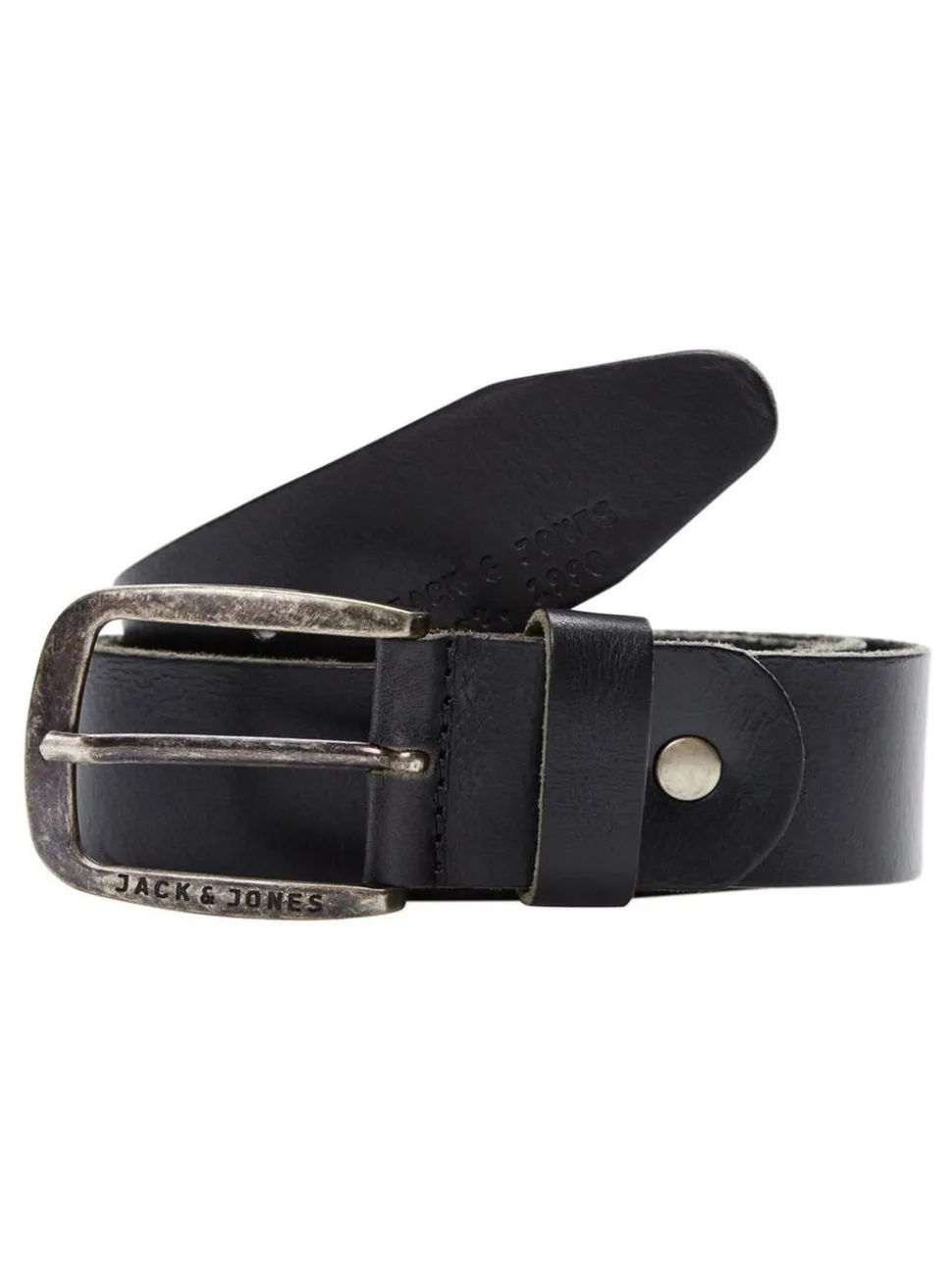 Zwart - JACK & JONES Leather Belt