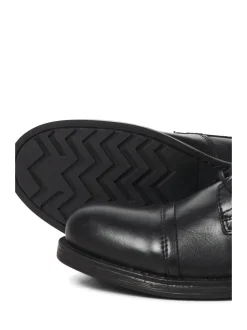 Zwart - JACK & JONES leren laarzen