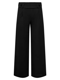 Zwart - JDY - Broek met wijde pijpen