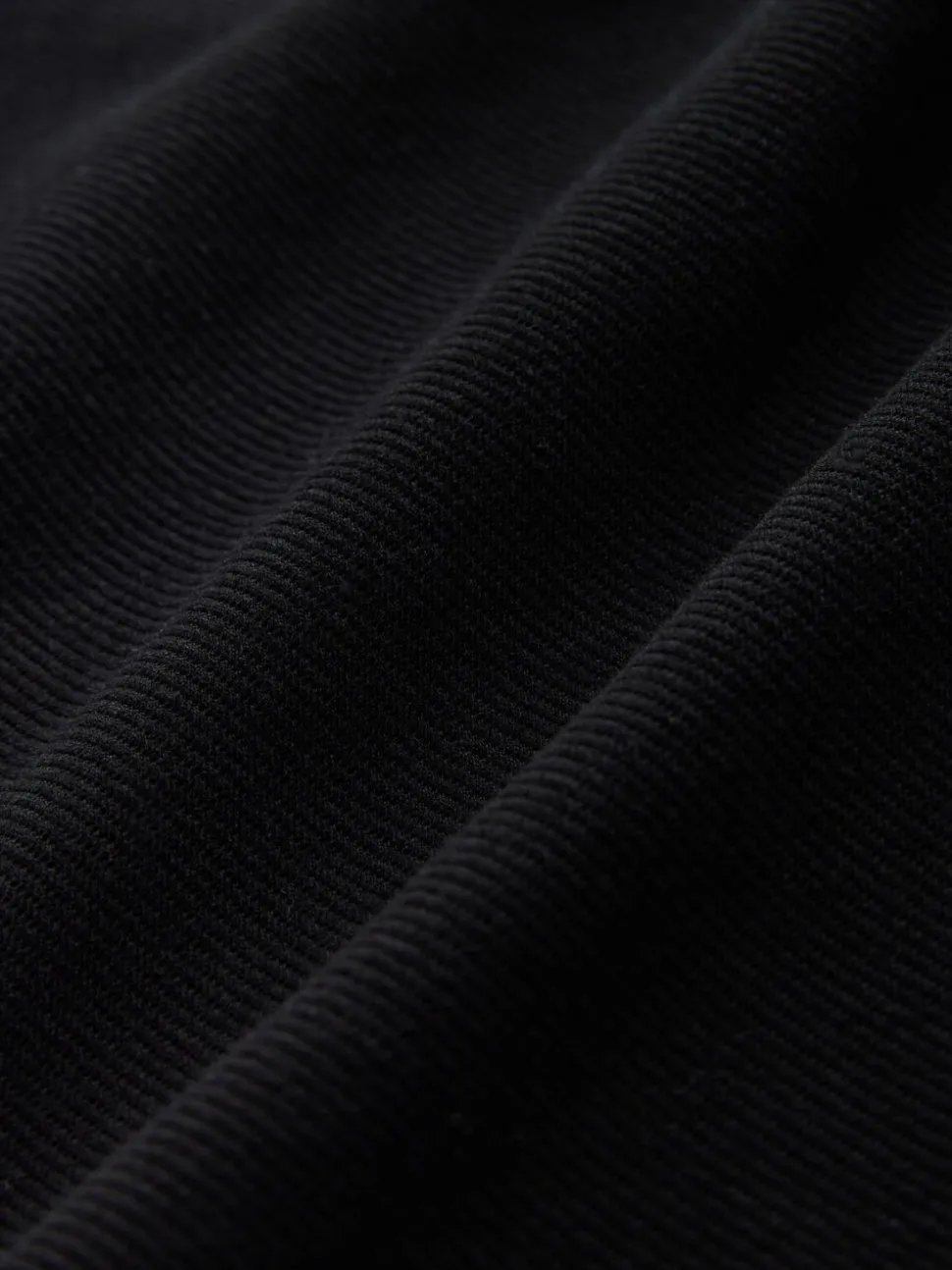 Zwart - Jersey keperstof Overshirt met drukknopen