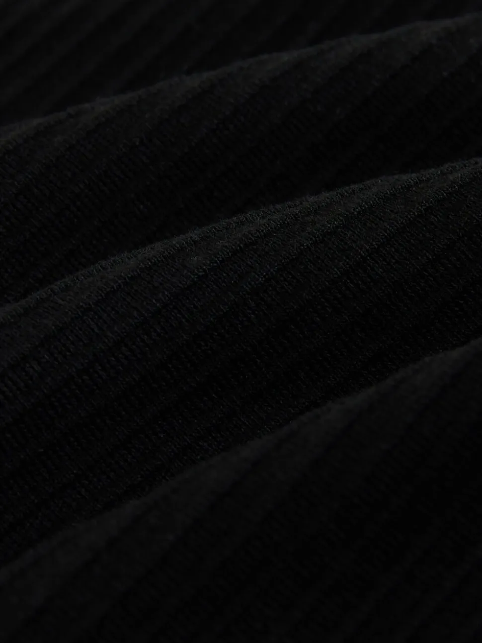 Zwart - Jersey overhemd met textuur