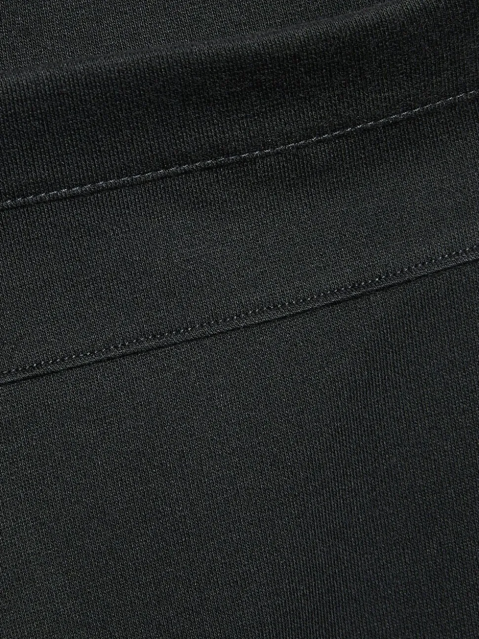 Zwart - Jersey stretch schoolkokerrok met aantrekkoord (3 - 18 jr)