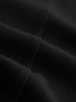 Zwart - Joggingbroek met wijde pijpen