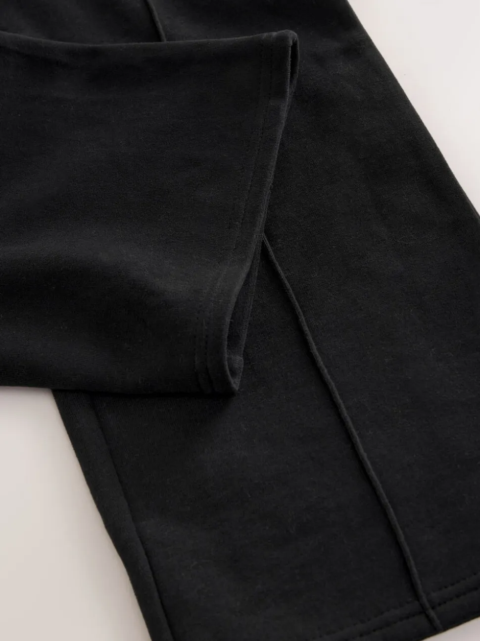 Zwart - Joggingbroek met wijde pijpen (3-16jr)