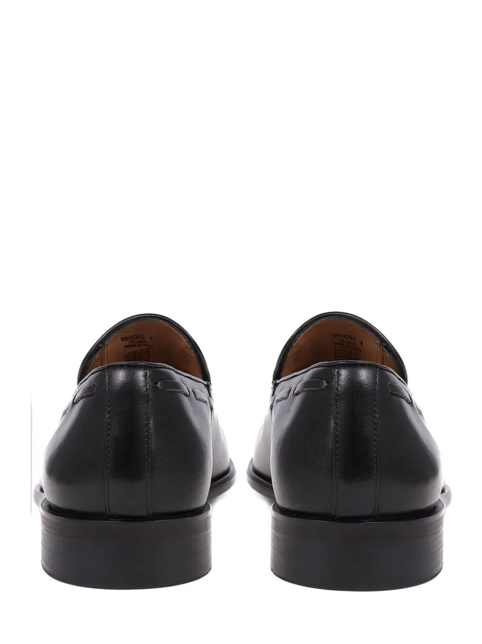 Zwart - Jones Bootmaker Devon2 Leather Loafers