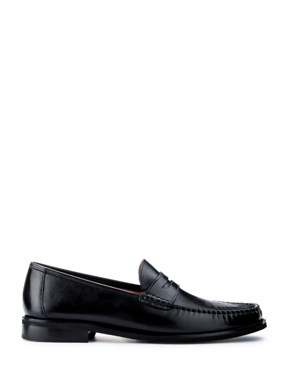 Zwart - Jones Bootmaker Quennell Leather Penny Loafers