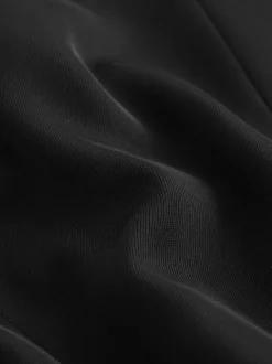 Zwart - Kraagloze V-hals blazer
