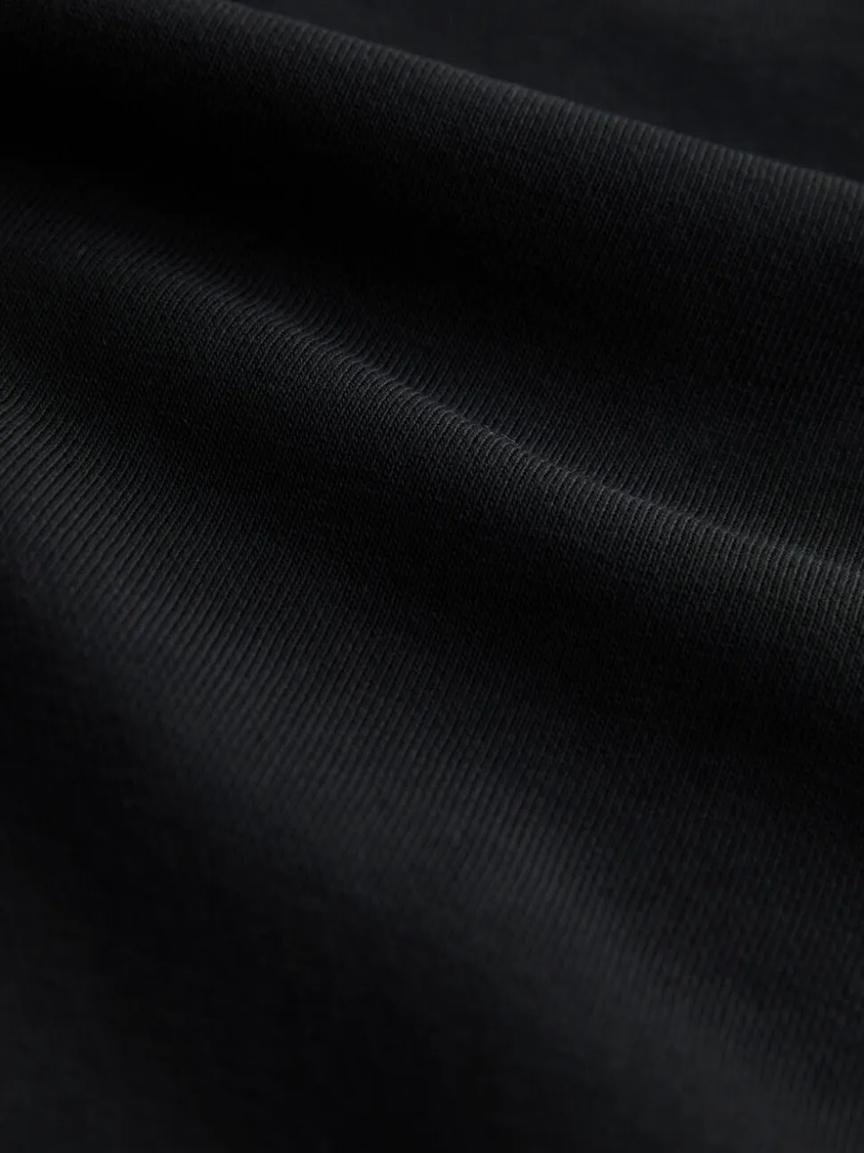 Zwart - Kwartrits - Sweatshirt van jersey met hoog katoengehalte
