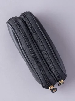 Zwart - Lakeland Leather dubbele brillenkoker