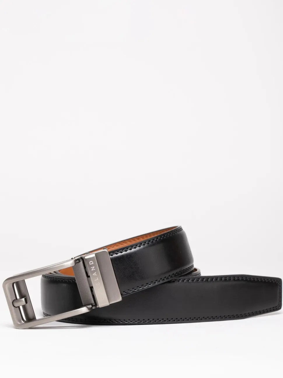 Zwart - Lakeland Leather Rigg Ratchet Belt