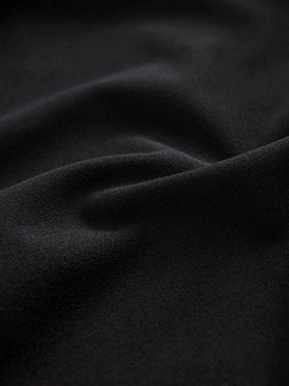 Zwart - Lange jurk met cape
