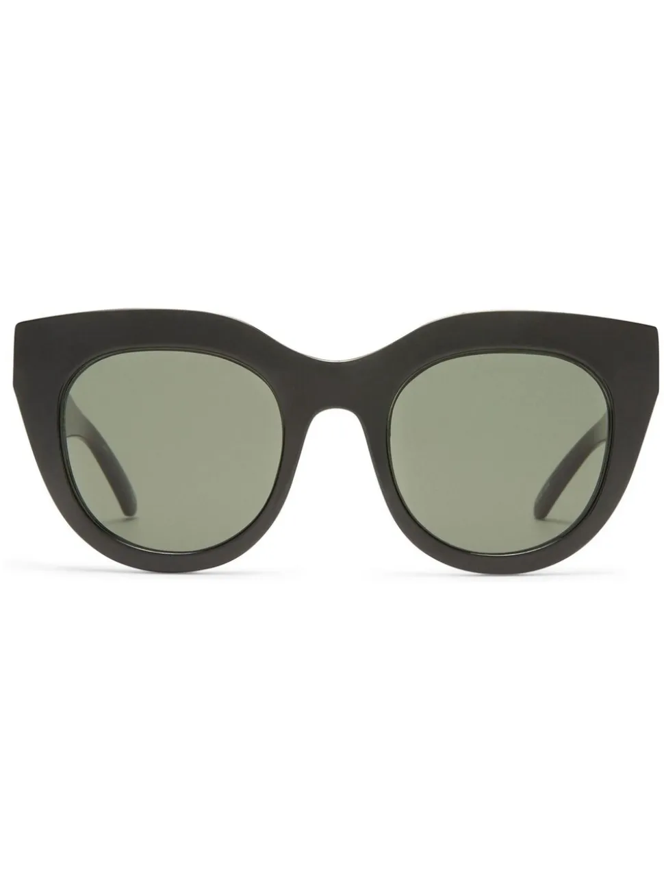 Zwart - Le Specs Air Heart Sunglasses