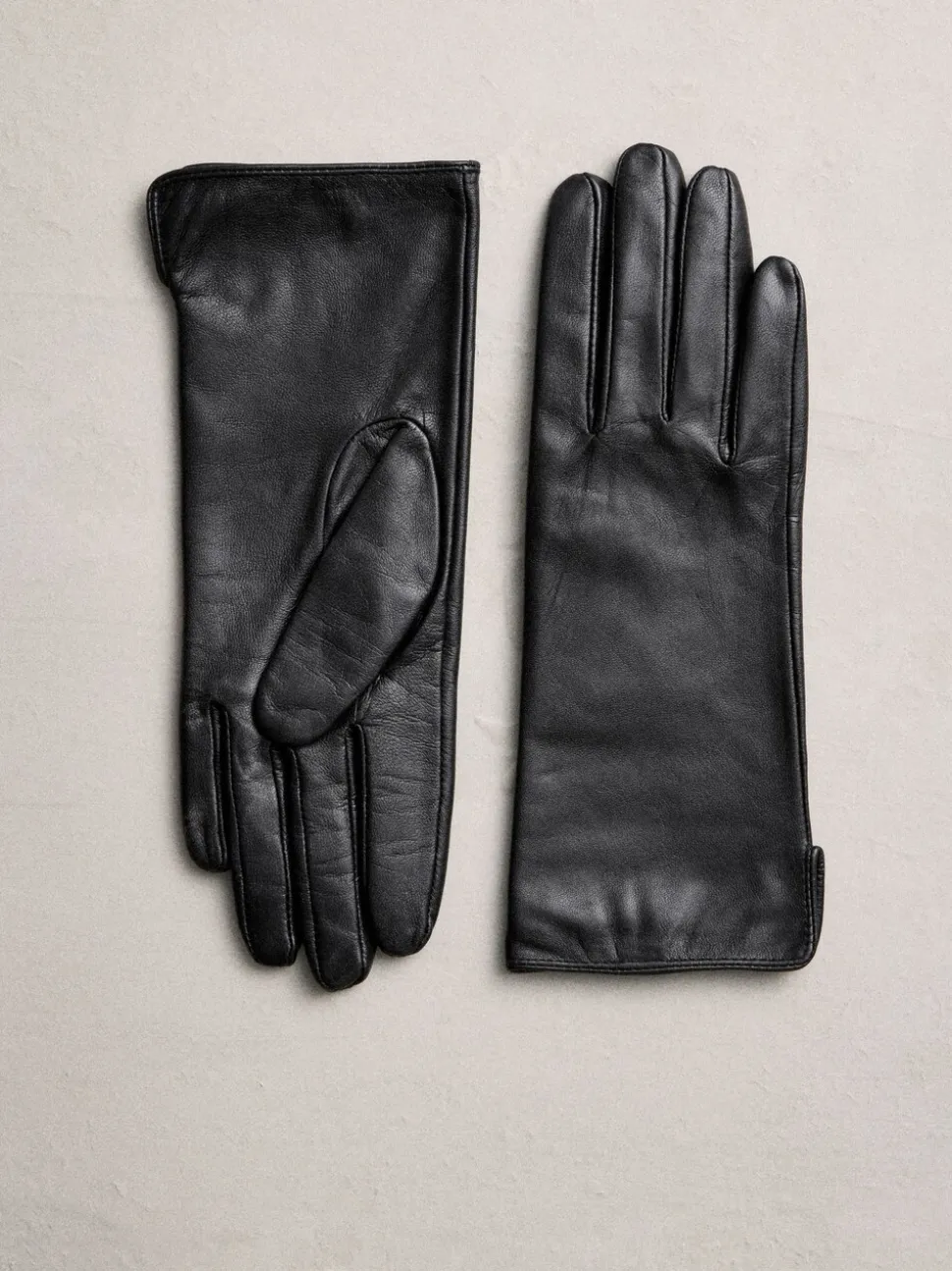 Zwart - Leren handschoenen