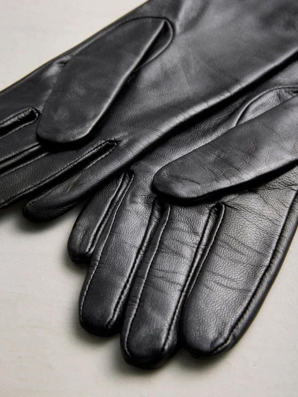 Zwart - Leren handschoenen