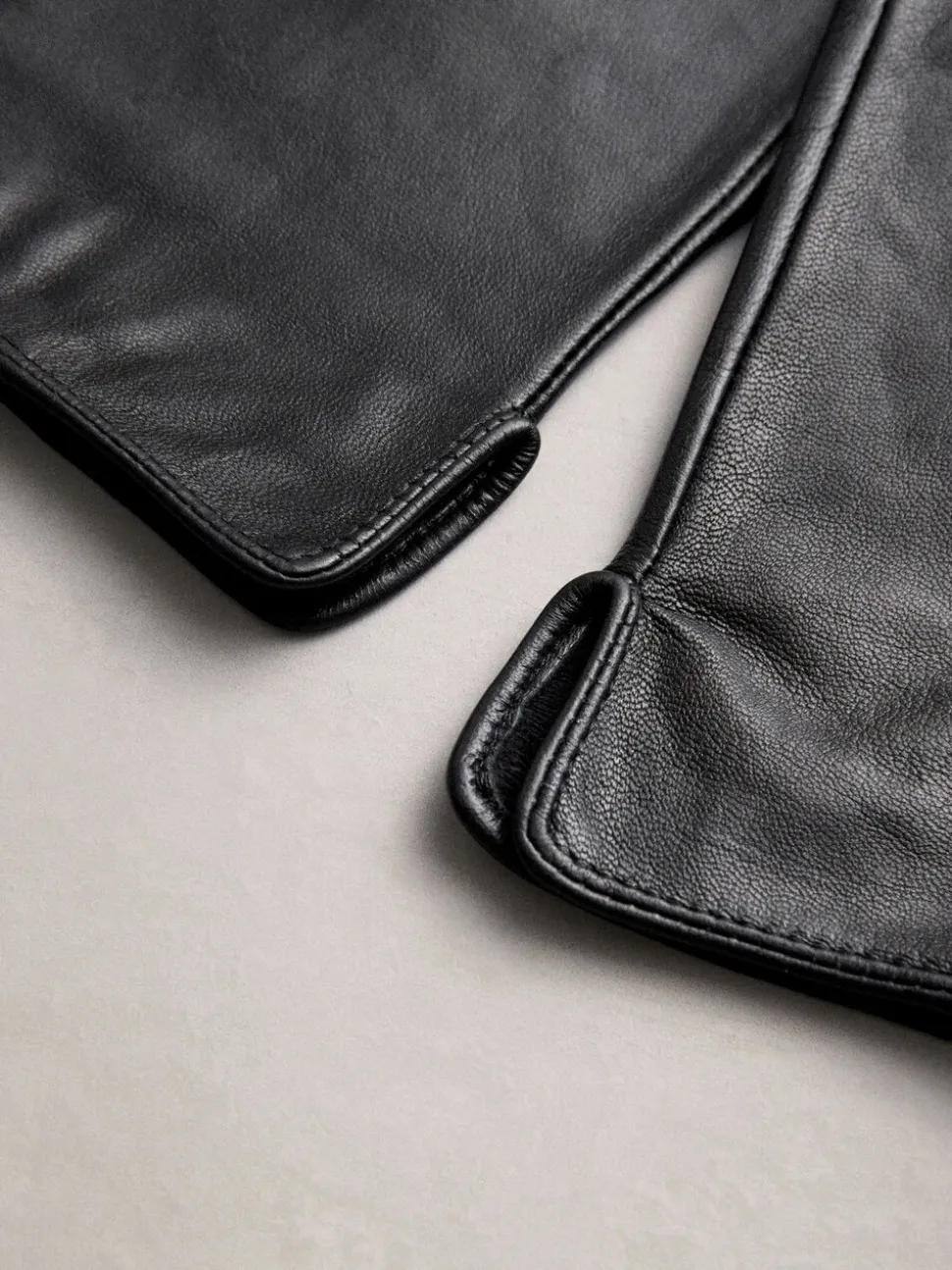 Zwart - Leren handschoenen