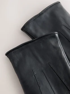 Zwart - Leren handschoenen