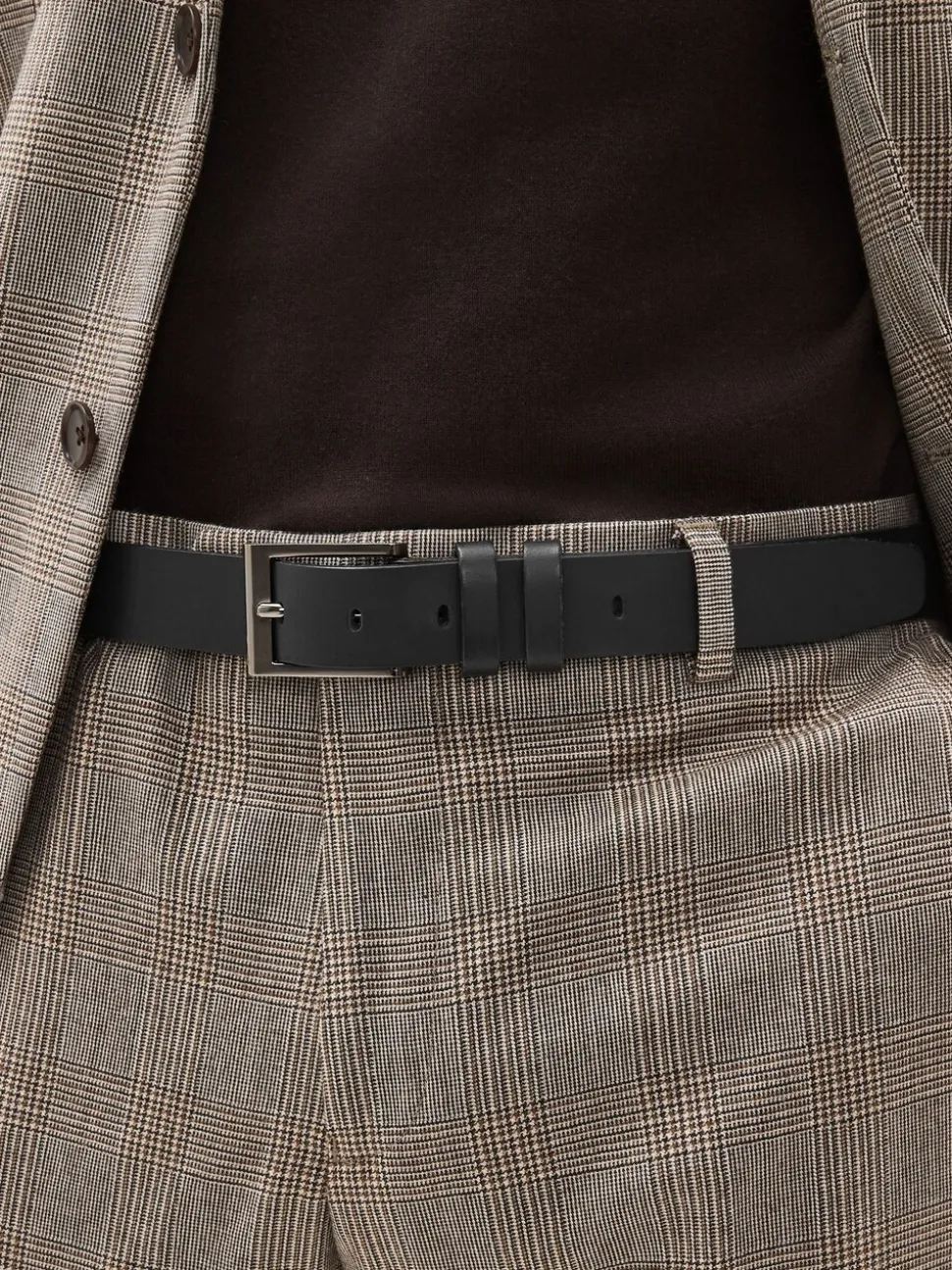 Zwart - Leren riem
