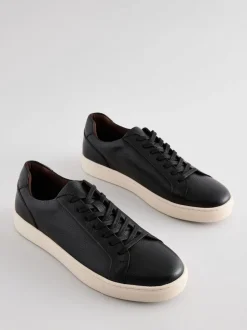 Zwart - Leren sneakers