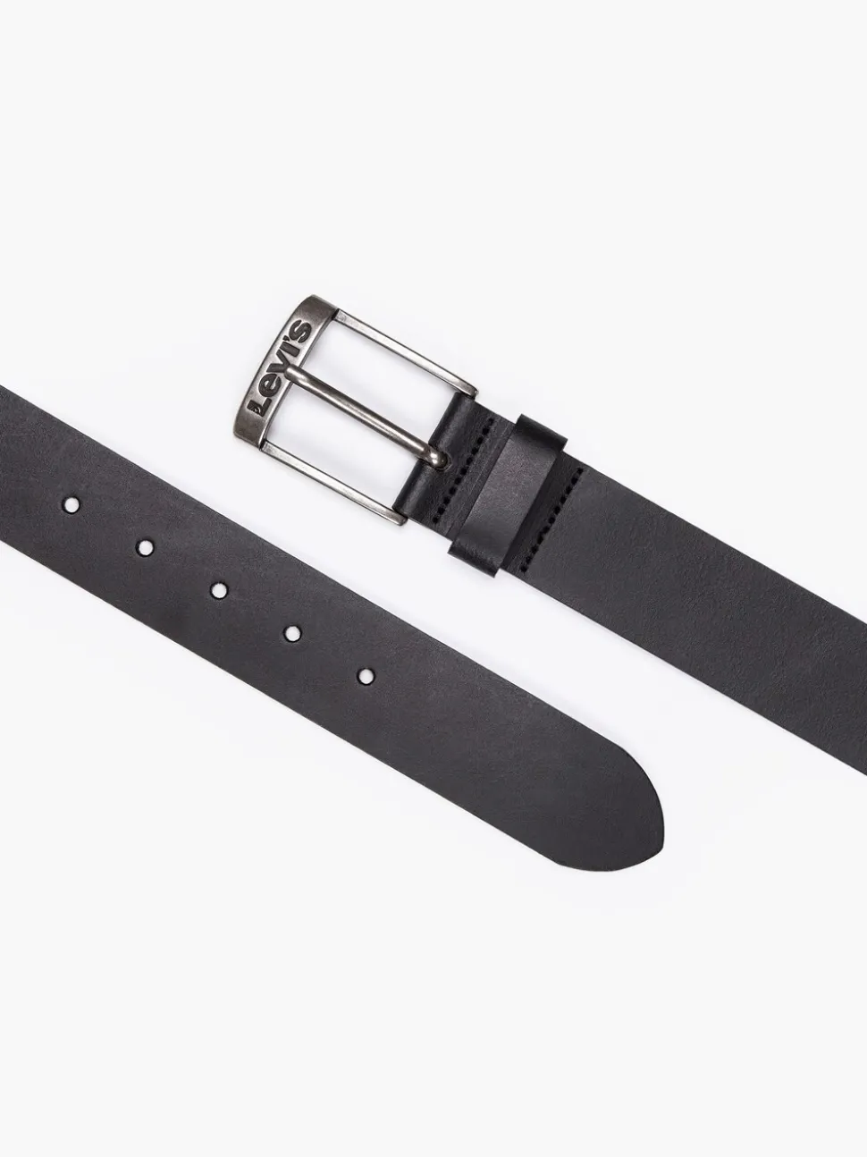 Zwart - Levi's® leren Duncan riem