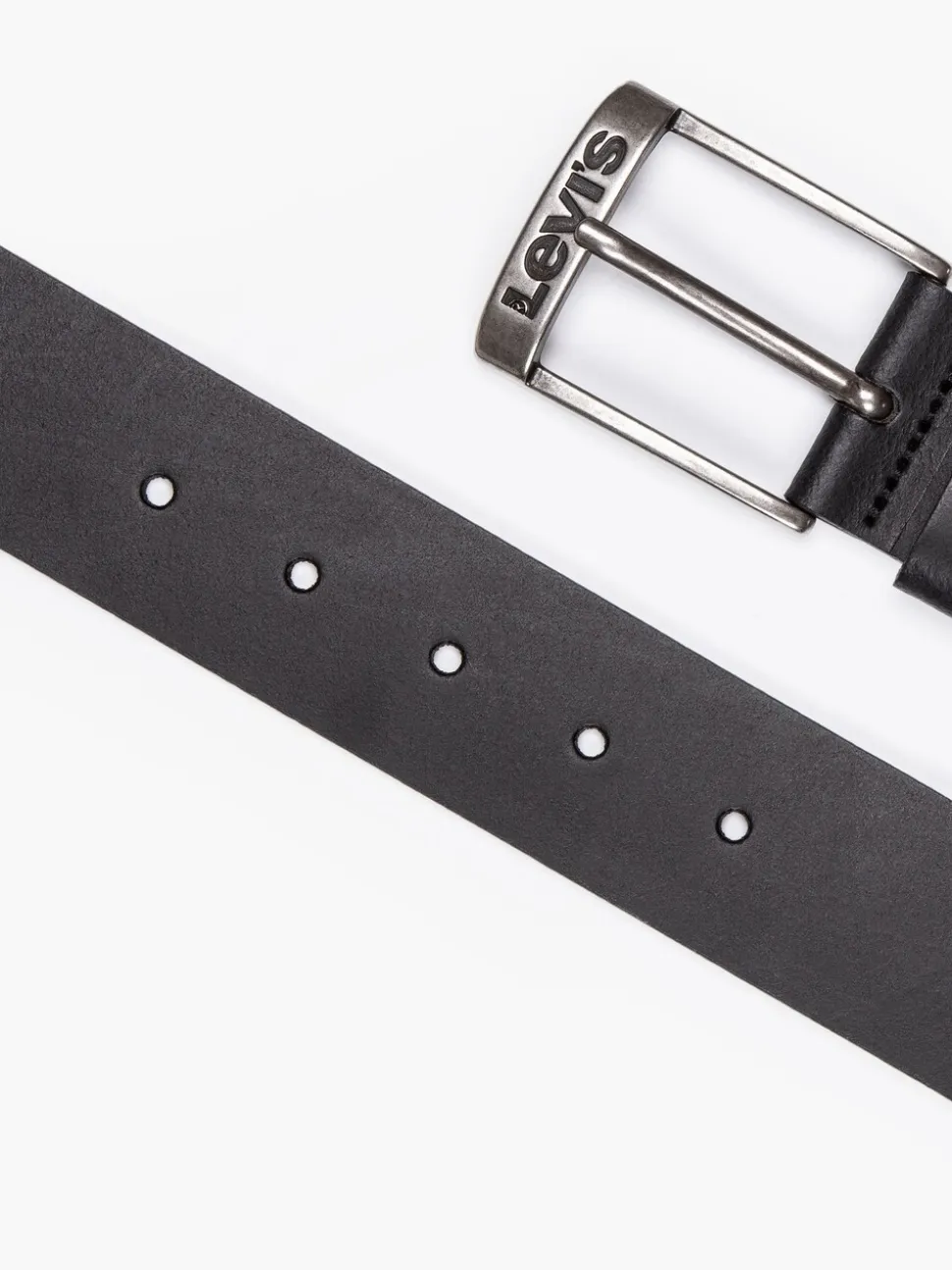 Zwart - Levi's® leren Duncan riem