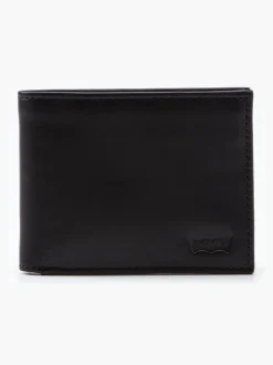 Zwart - Levi's® leren portemonnee
