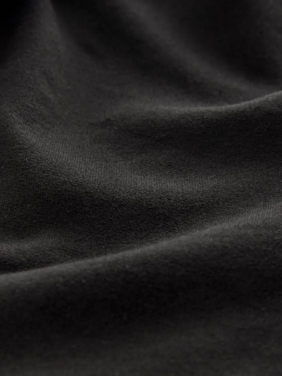Zwart - Lichte hoodie met rits