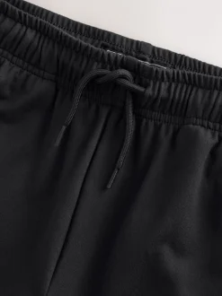 Zwart - Lichtgewicht sportshorts (3-16jr)