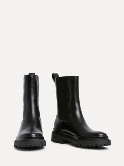 Zwart - Linzi Command Chunky Sole Chelsea Boots