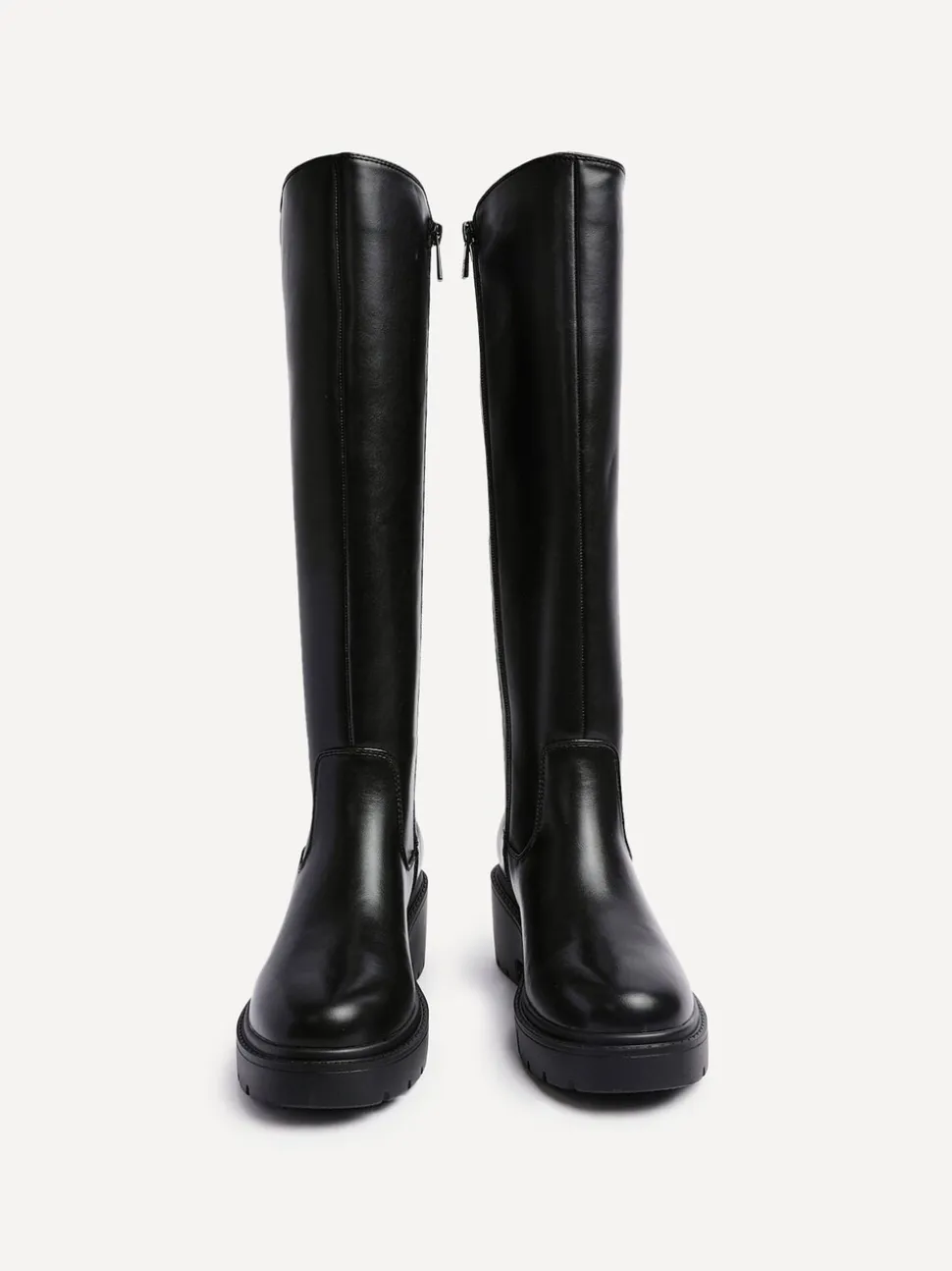 Zwart - Linzi Hyland High Leg Wedges Boots