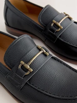 Zwart - Loafers van lusjesstof