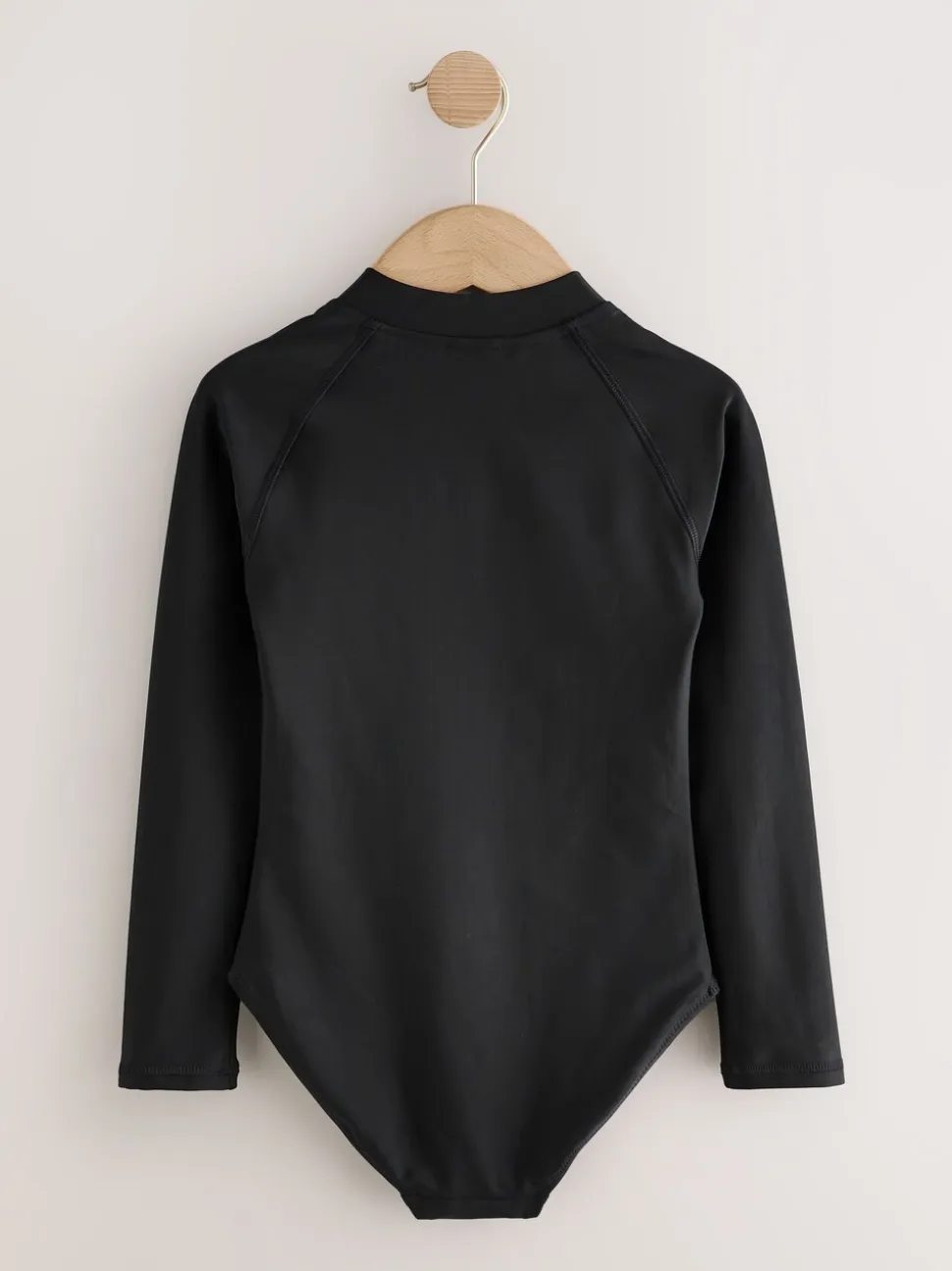 Zwart - Long Sleeve Sunsafe Swimsuit (3mths-16yrs)