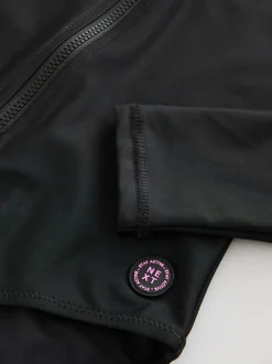 Zwart - Long Sleeve Sunsafe Swimsuit (3mths-16yrs)