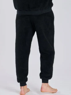 Zwart - Loungeable Sherpa joggingbroek