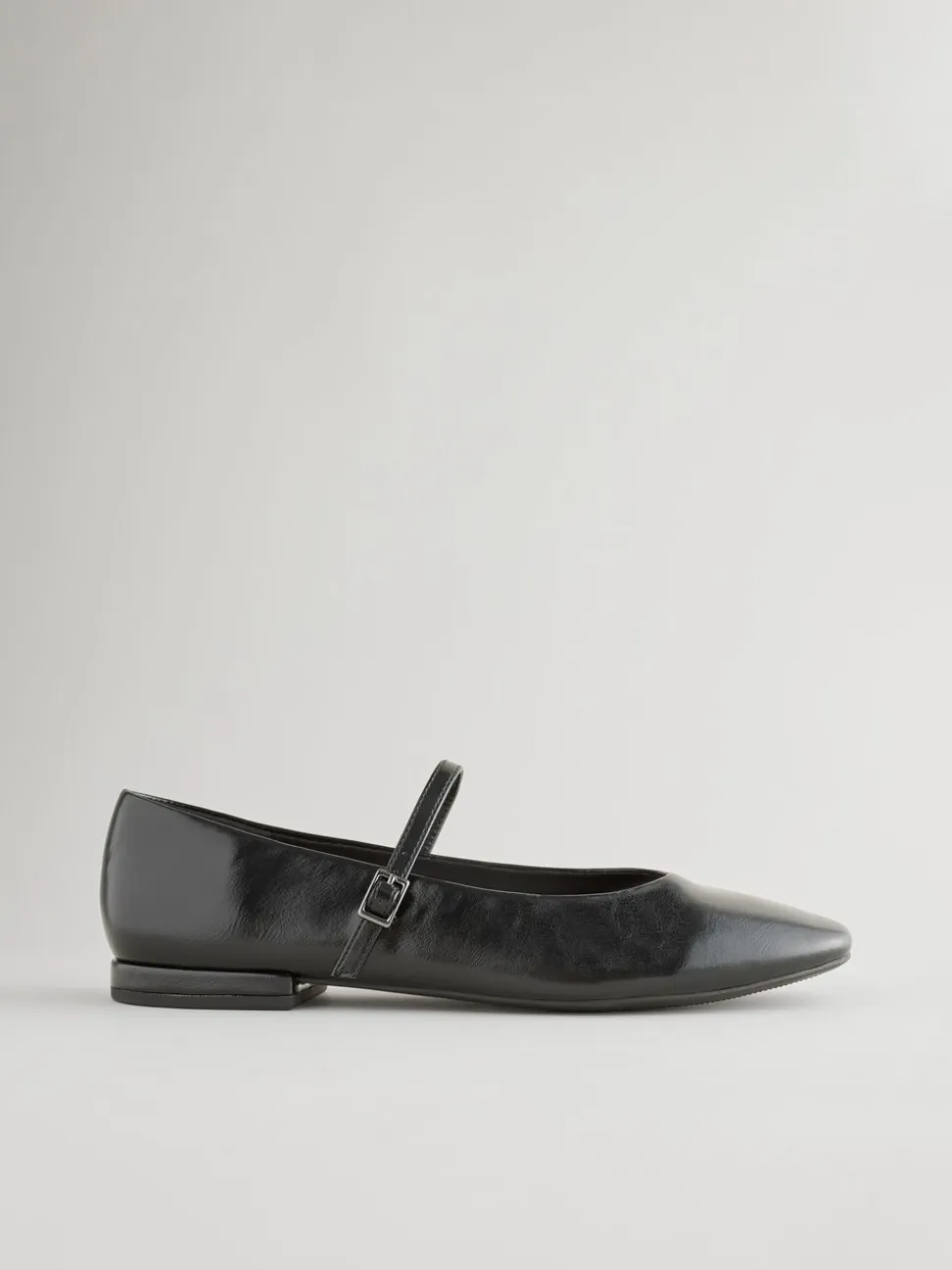 Zwart - Mary Jane-schoenen met ronde neus