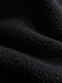 Zwart - Mat capuchon - Borg Fleece
