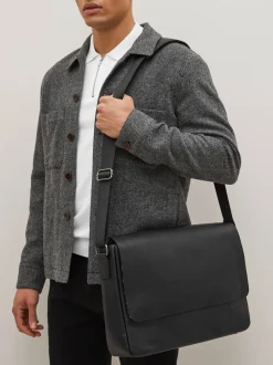 Zwart - Messenger-tas