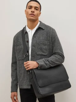Zwart - Messenger-tas