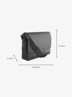 Zwart - Messenger-tas