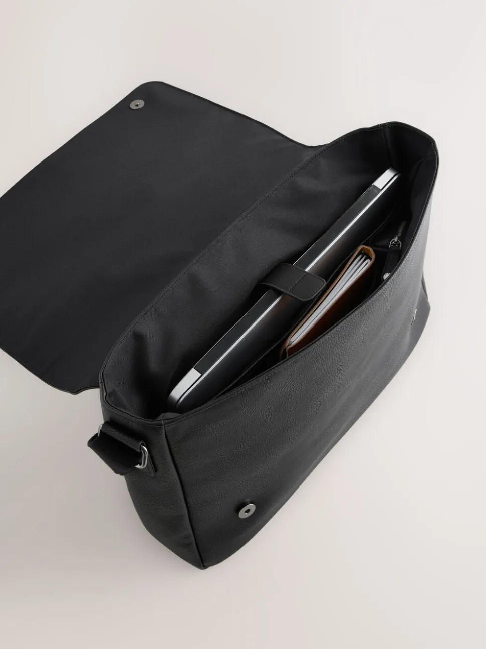 Zwart - Messenger-tas