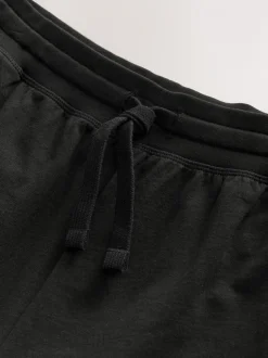Zwart - Met boorden - Loopback Soft Touch Cuffed Joggers
