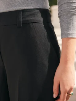 Zwart - Modieuze lange shorts