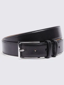 Zwart - MOSS Classic Leather Belt