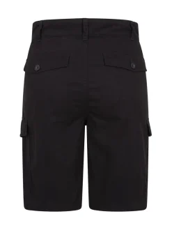 Zwart - Mountain Warehouse Mens Lakeside 100% Cotton Cargo Shorts