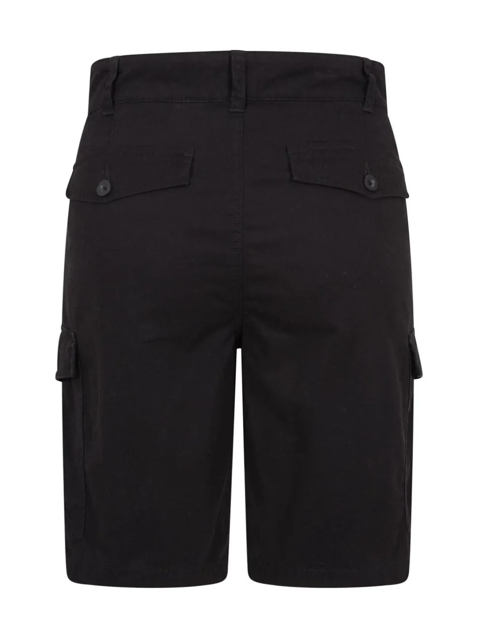 Zwart - Mountain Warehouse Mens Lakeside 100% Cotton Cargo Shorts
