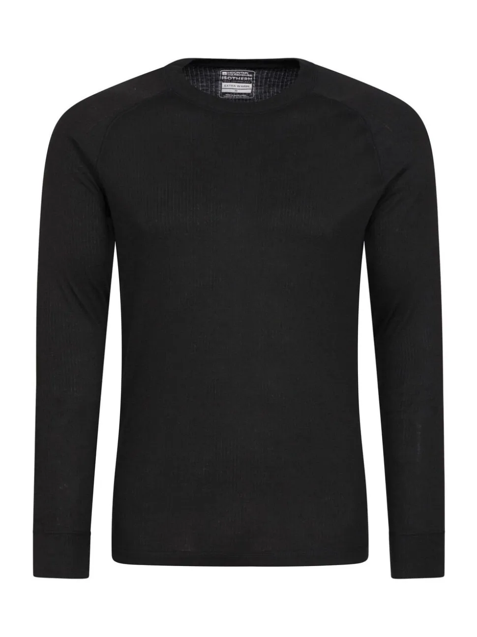Zwart - Mountain Warehouse - Talus - Thermische herentop met ronde hals