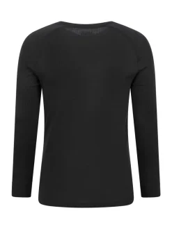 Zwart - Mountain Warehouse - Talus - Thermische herentop met ronde hals