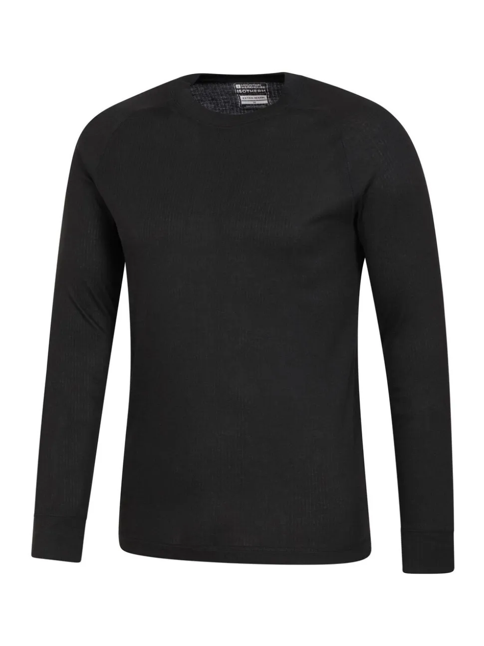 Zwart - Mountain Warehouse - Talus - Thermische herentop met ronde hals