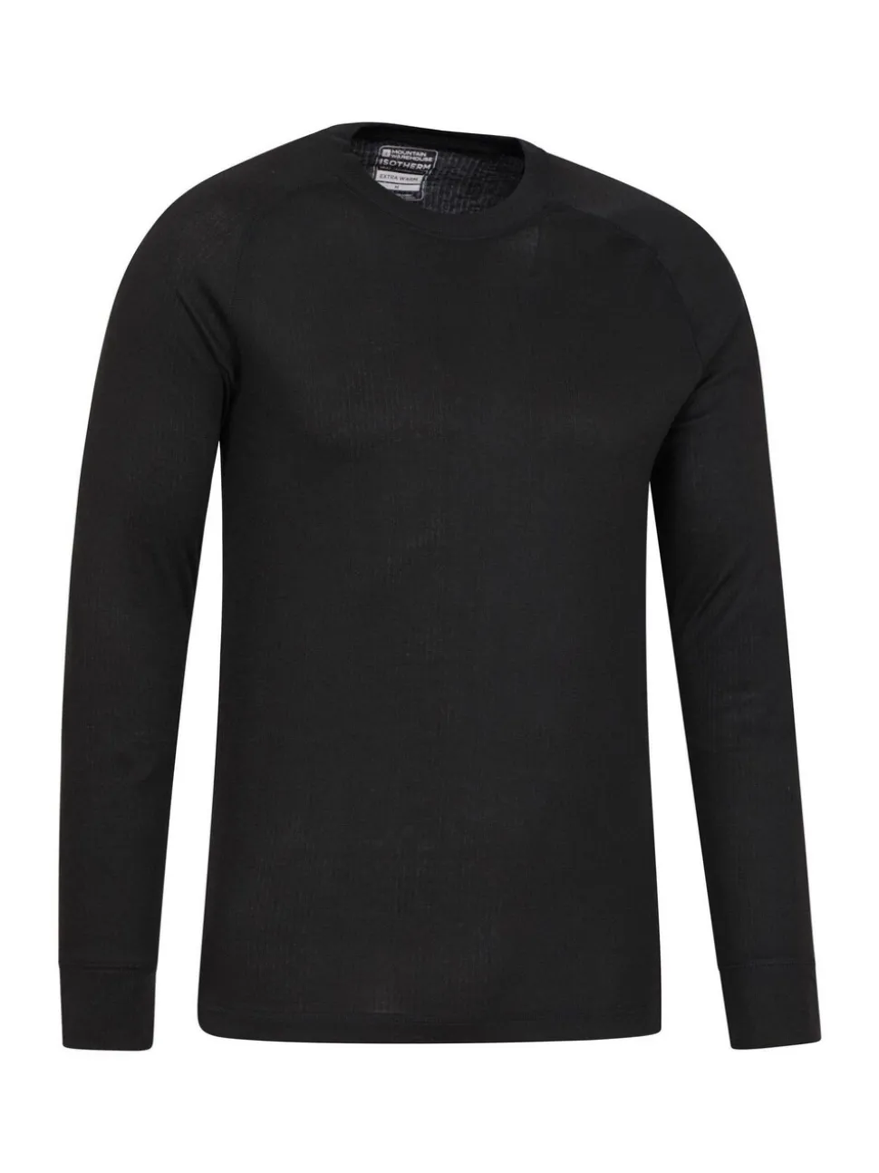 Zwart - Mountain Warehouse - Talus - Thermische herentop met ronde hals